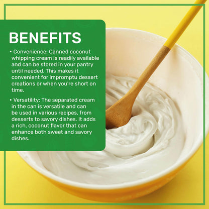 Jiva Organic Coconut Whipping Cream 14 Ounce (Pack of 12) - BPA Free, Vegan, Gluten Free, Non-GMO