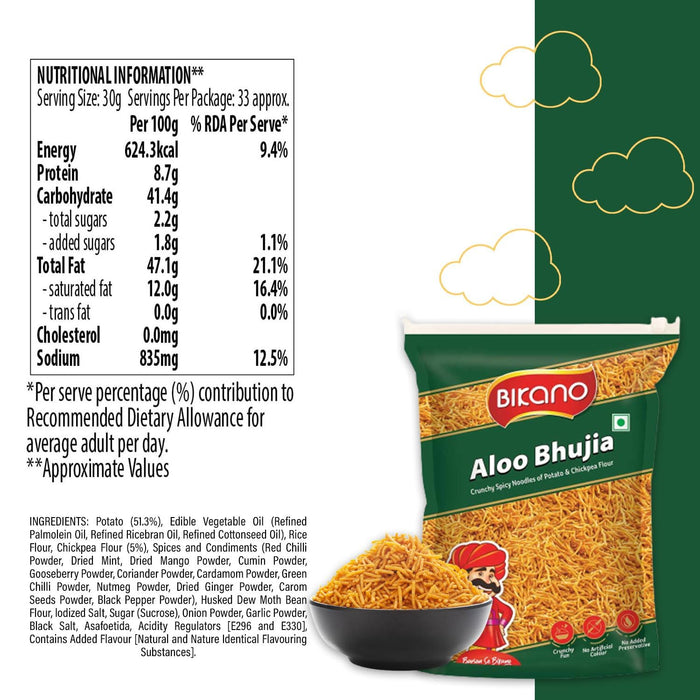 Bikano Aloo Bhujia Pouch 1 Kg