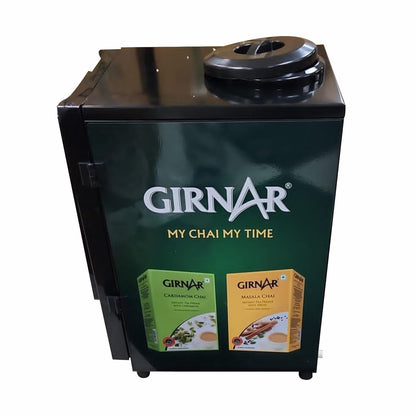 Girnar Instant Premix Based Tea Vending Machine | Pro Commercial Chai Maker with 3 Liters Hot Tank Capacity |No Milk Required 2 Lanes Tea Maker For Offices Homes Restaurants Hotels