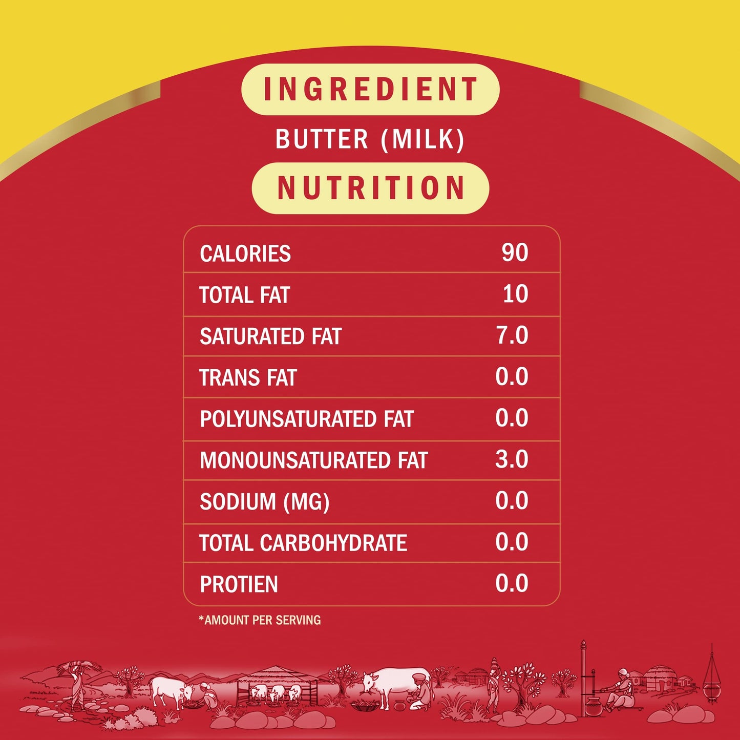 Aashirvaad Svasti Pure Cow Ghee - Clarified Butter with Rich Aroma - 900ml (31.75 OZ)