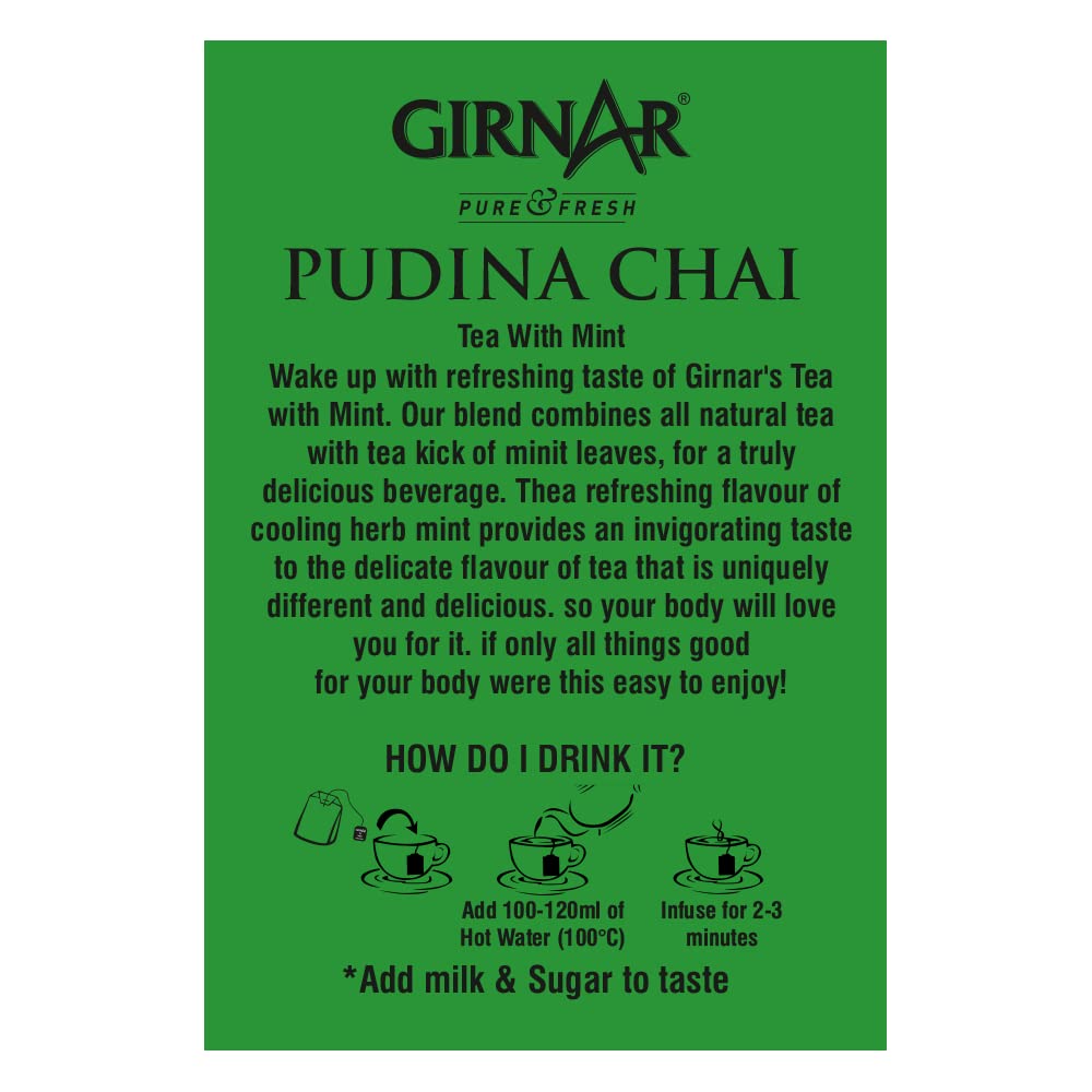 Girnar Mint Tea (25 Tea Bags)