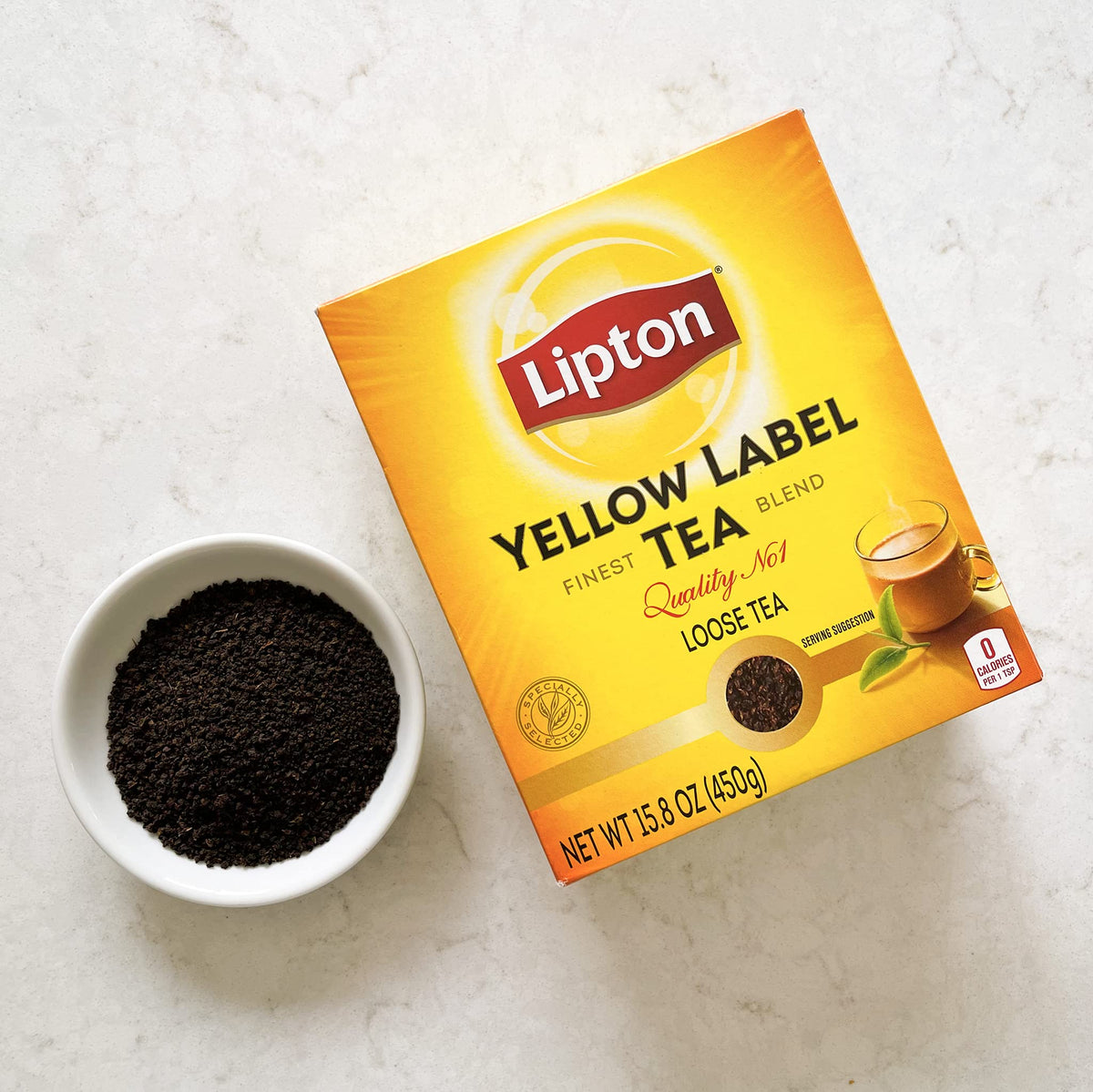 Lipton Yellow label loose tea 450 gms - Indian Tea