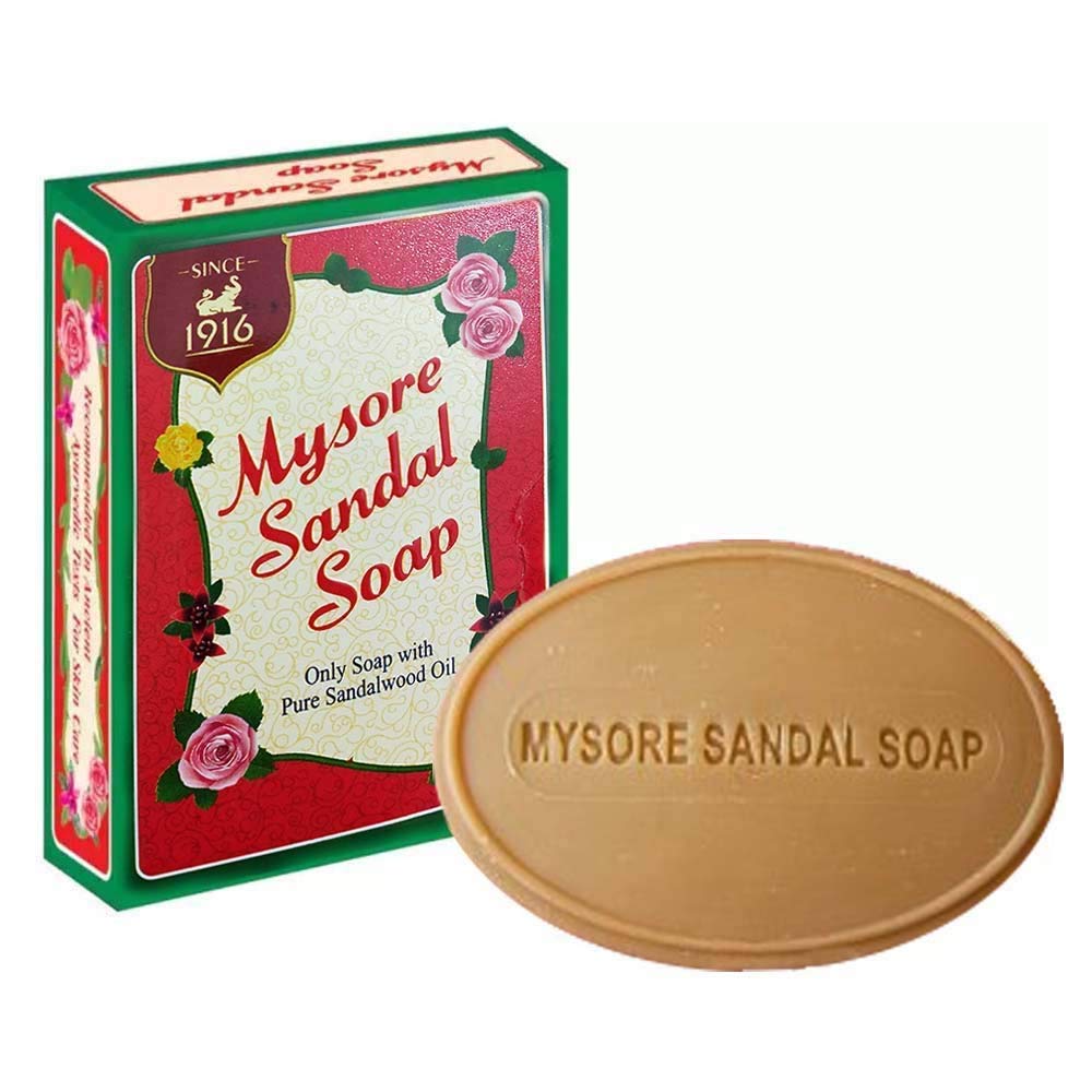 Mysore Sandal Soaps Pack of 4 (75 gr. Bars)