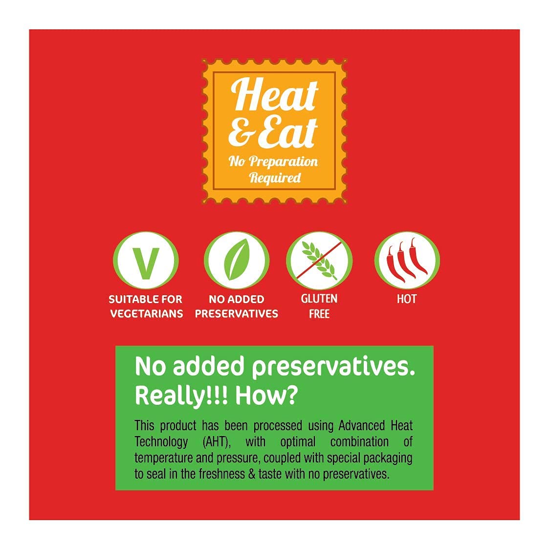 MTR Ready to Eat Just Heat and Eat | No Preparation | No additives | Gluten Free | Pack of 5 | Sambar Rice 300gms