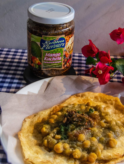 Spicy Mango Chutney Relish 13 Oz (Mango Kuchela) | Trinidad Speciality | Perfect Condiment To Sandwiches And Sides