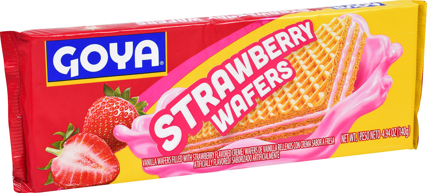 Goya Strawberry wafers 140 gms