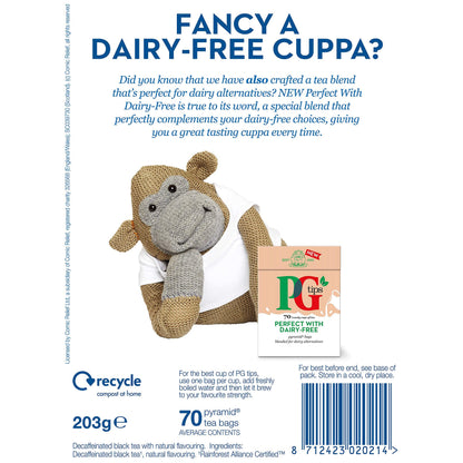 Pg Tips Tasty Decaf 70 pyramid tea bags