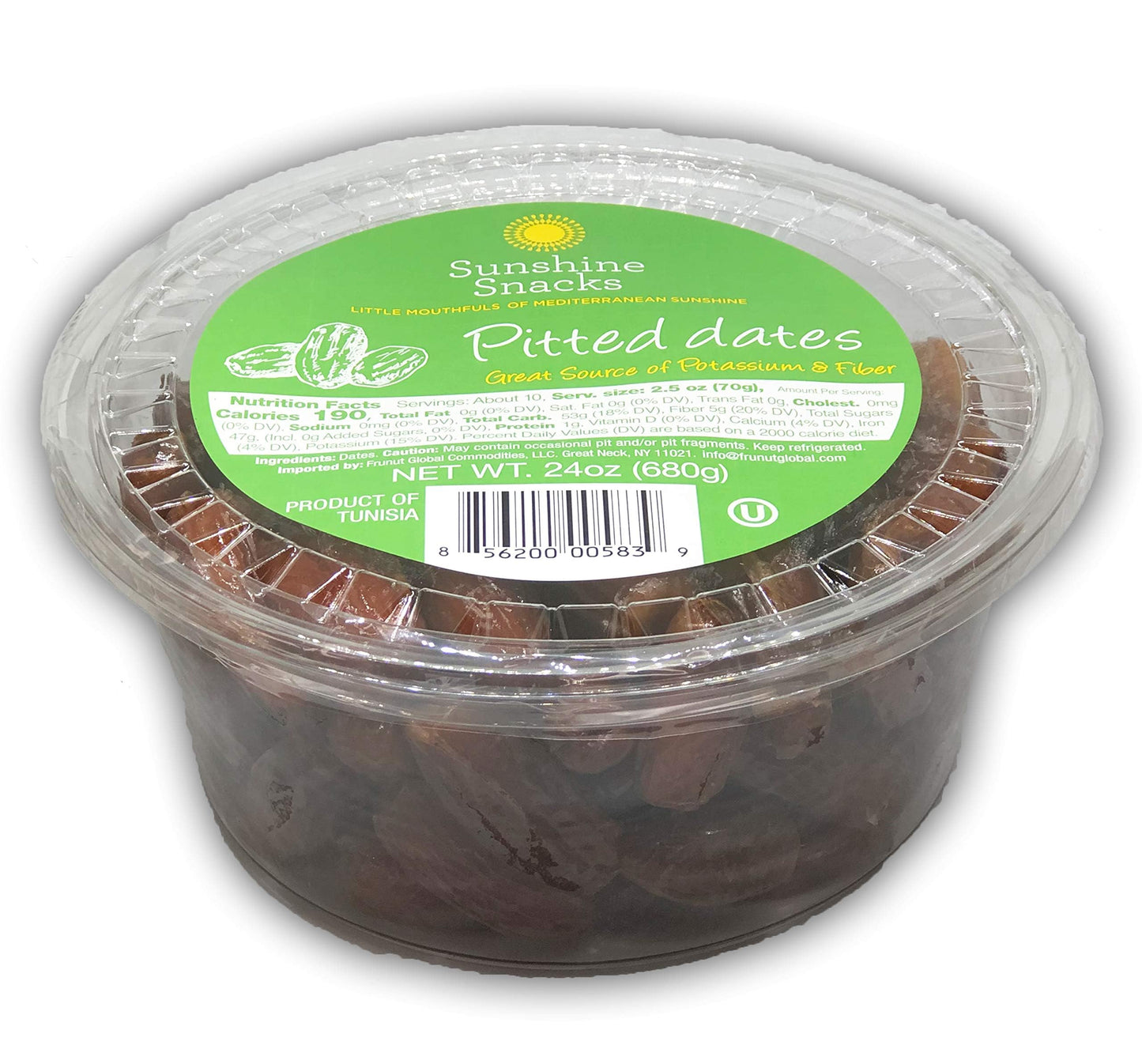 Sunshine Snacks Pitted Dates 24 oz. - Food / Masala / Dal
