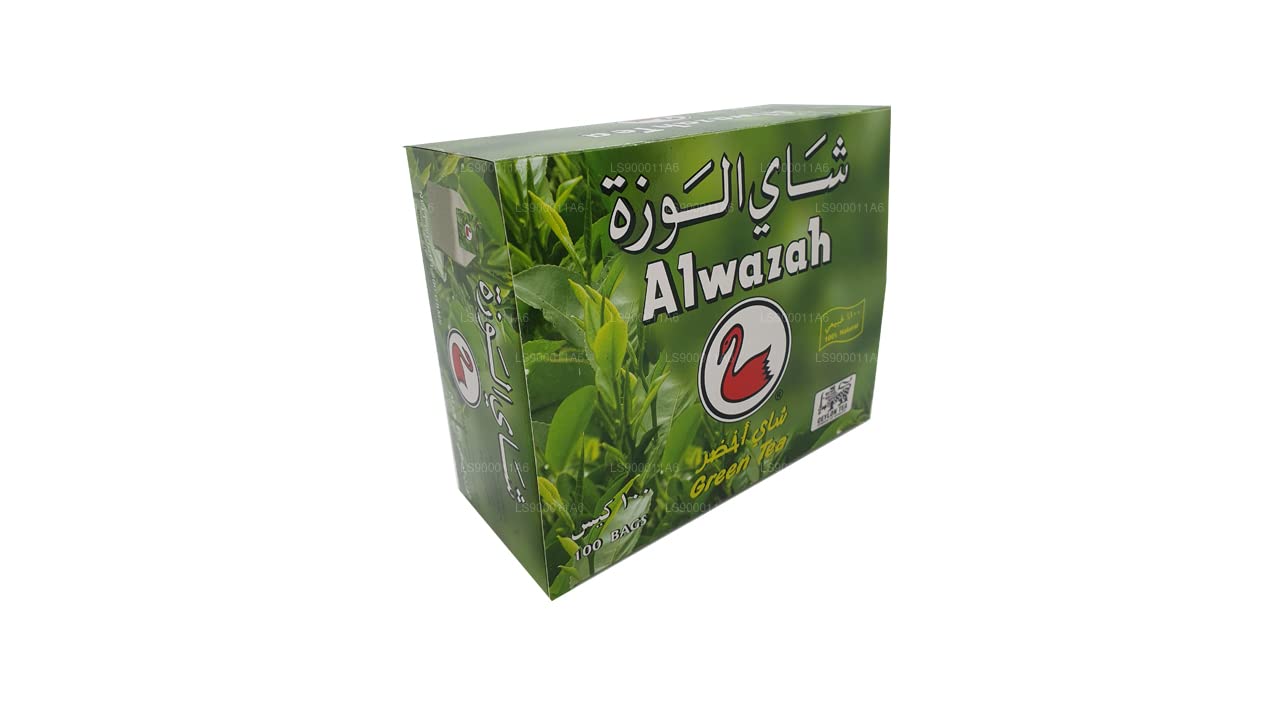 Alwazah green tea, 100-bag box, 200-g