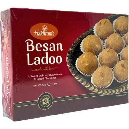 Pack Of 4 - Haldirams Besan Ladoo - 400 Gm