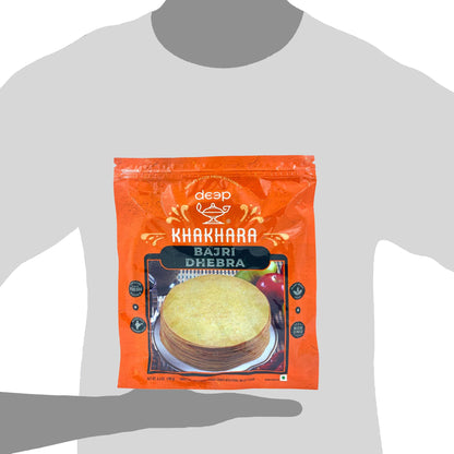 Deep Khakhra- Bajri Dhebra 180 gms