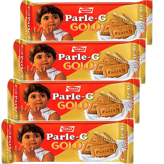 Parle-G Gold Premium Biscuit, 125g/4.41oz (4 PACK)