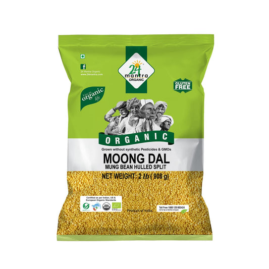 24 Mantra Organic Moong Dal 2 lbs