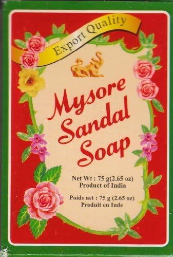 Mysore Sandal Soap (Pack of 4) by Mysore