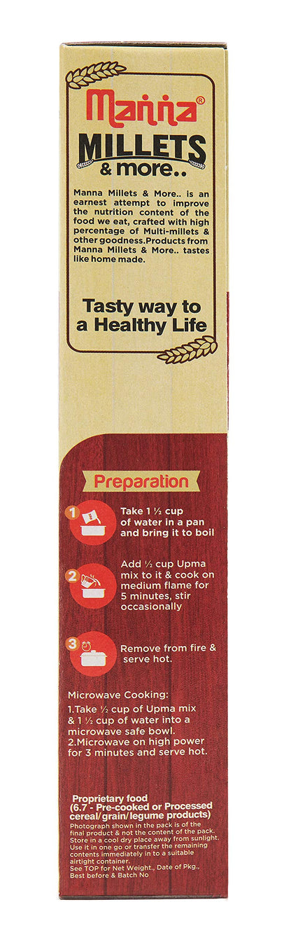 Manna Ready To Cook Millet Upma 6 oz