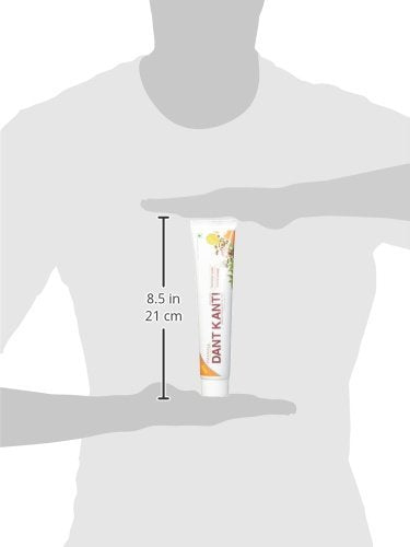 Patanjali Dant Kanti Dental Cream - 200g - Pack of 6 Original patanjali Toothpaste Oral Care - Bath & Shower