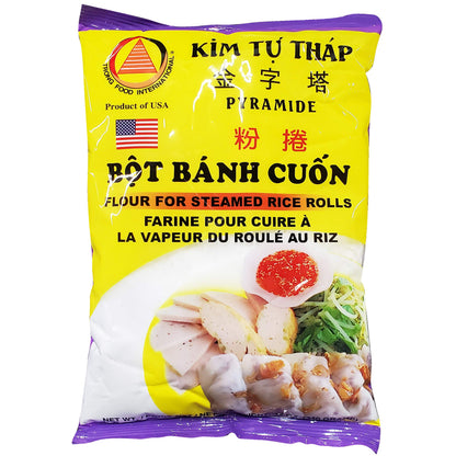 Kim Tu Thap Pyramide Bot Banh Cuon - Flour for Steamed Rice Rolls (3 Pack, Total of 36oz)