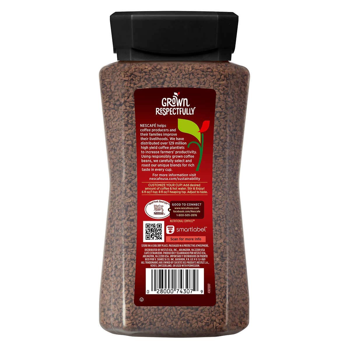 Nescaf Tasters Choice Lt Med House Blend  Instant Coffee 14 Oz