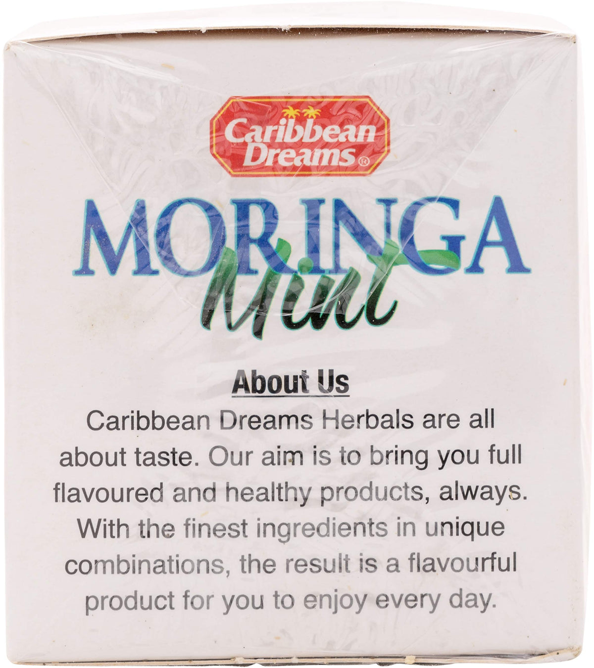 Caribbean Dreams Moringa Mint Natural Herbal Tea 20 Tea Bags