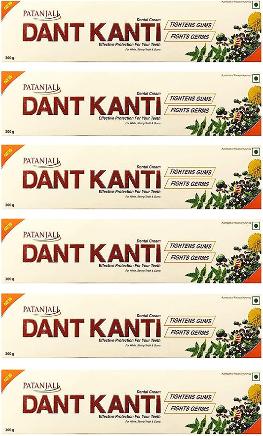 Dant Kanti Toothpaste 200 Gm (Pack of 6)