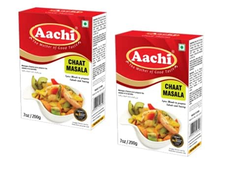 AACHI Chaat Masala 200 GMS -TWIN PACK - PACK OF 2 ( 200 GMS X 2 )