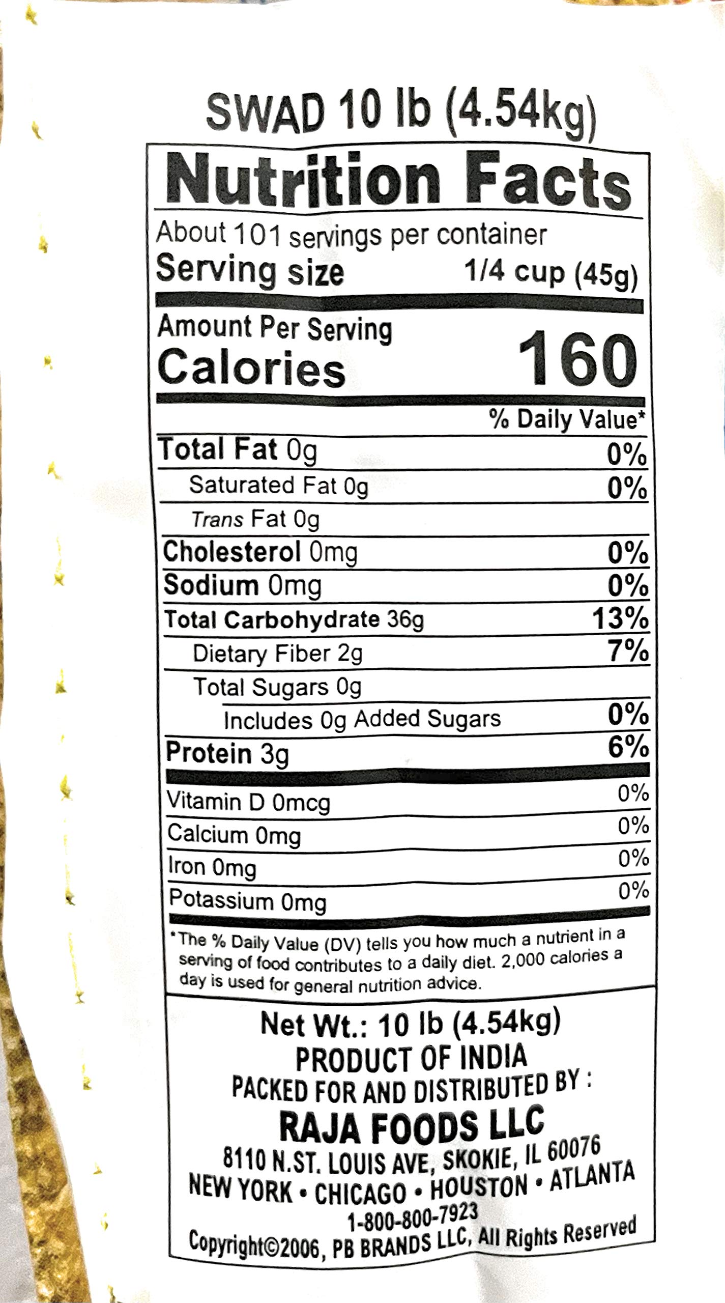 Swad Ambe Mohar Rice 10 lbs - Basmati Rice