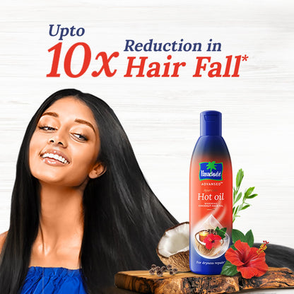 Parachute Advansed Ayurvedic Hot Oil| Warming Coconut Hair Oil with 5 Ayurvedic Ingredients| Fights Frizzy & Dry Hair | Nourishes & Promotes Hair Growth | Anti-Dandruff|6.4 fl.oz.