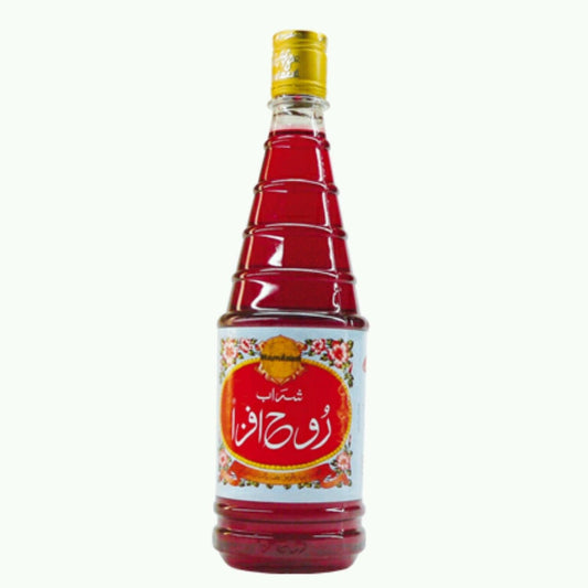 Hamdard Rooh Afza Sharbat Syrup, Rose, 28.22 fl.oz by Hamdard