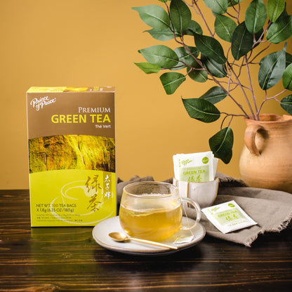 Prince of Peace Premium Green Tea, 100 Tea Bags Premium Green Tea Bags Prince of Peace Green Tea Bags Green Tea Prince of Peace Green Tea Bags 100 Pack of Tea Bags