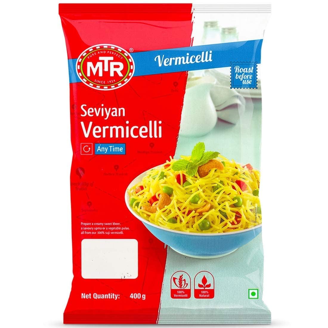 MTR Vermicelli Seviyan 400 g (Pack of 3)