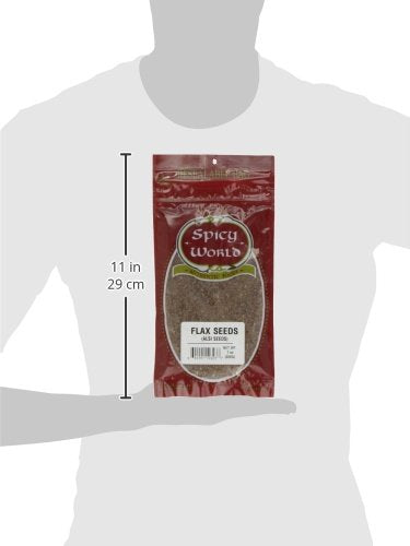 Spicy World Flax Seeds, 7 Ounce Pouch