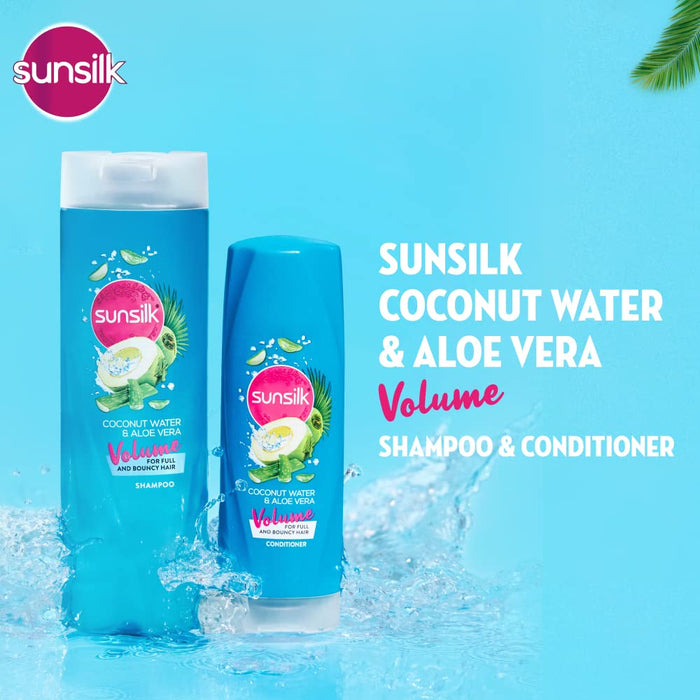 Sunsilk Coconut Water & Aloe Vera Volume Hair Shampoo, 370 ml