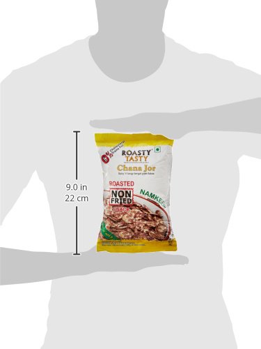 Roasty Tasty Roasted Chana Jor Lime & Spice Whole Grain Indian Snacks 200g