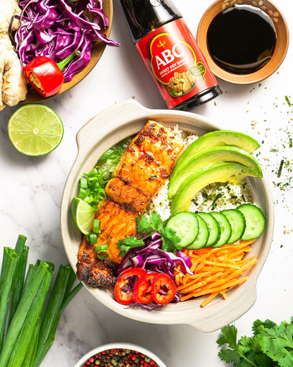 ABC Sweet Soy Sauce, Marinade Dip Stir BBQ, Plant-based Vegan Black Dark Soy, Kecap Manis, 20.3 Fl Oz (Pack of 2)