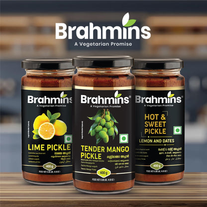 Brahmins Sliced Mango PickleBrahmins Sliced Mango Pickle - 400 Gms