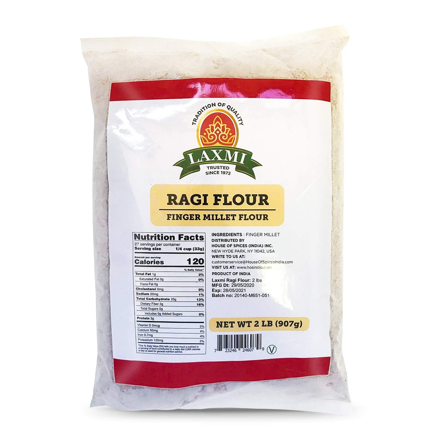 Laxmi Ragi Flour 2 lbs