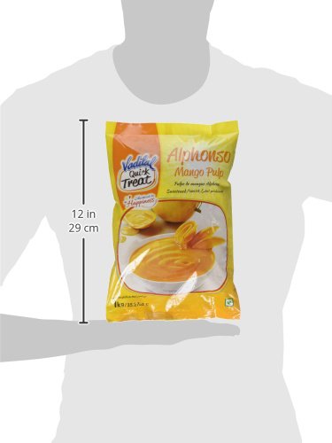 Vadilal, Alphonso Mango Pulp, 1 Kilogram(kg)