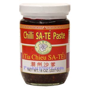 White Orchid Chili Sate Paste (Tia Chieu Sate) 8 Oz