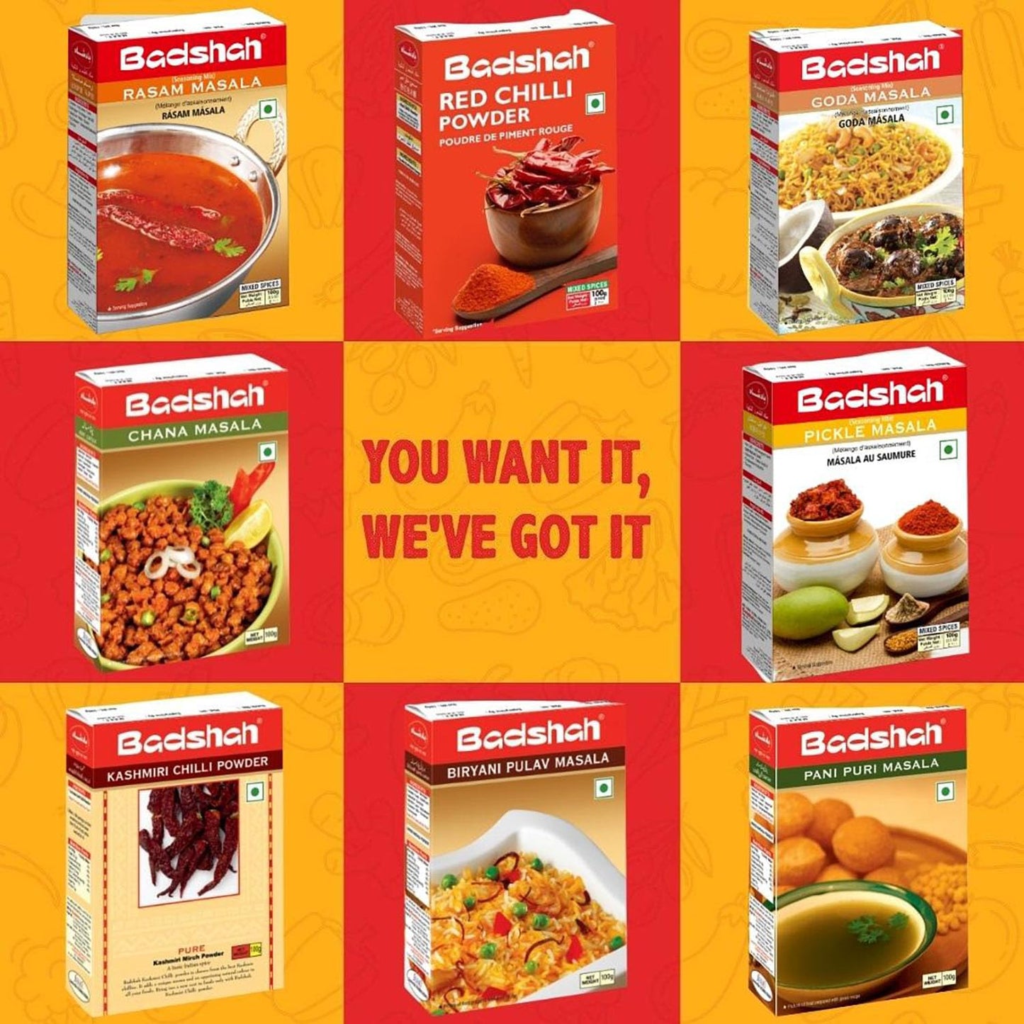 Badshah Masala, Rasam Powder, 3.5-Ounce Box (Pack of 12)