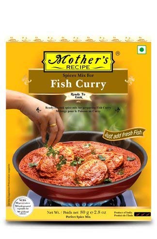 Mother's Recipe Spice Mix for Fish Curry Masala - 80 Gms (3 Pack)
