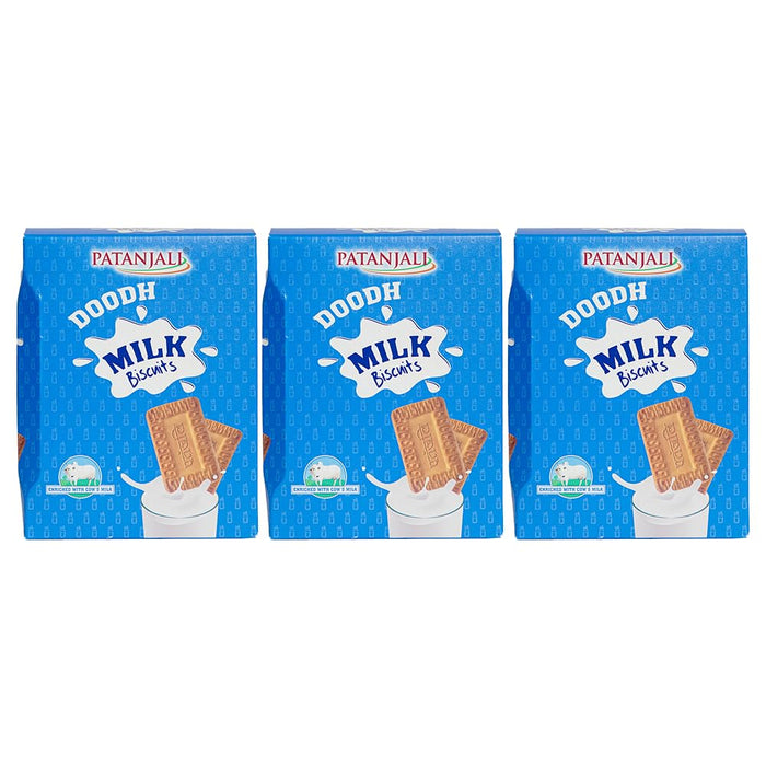 Patanjali Doodh Milk Biscuit (Pack Of 3) - 300g