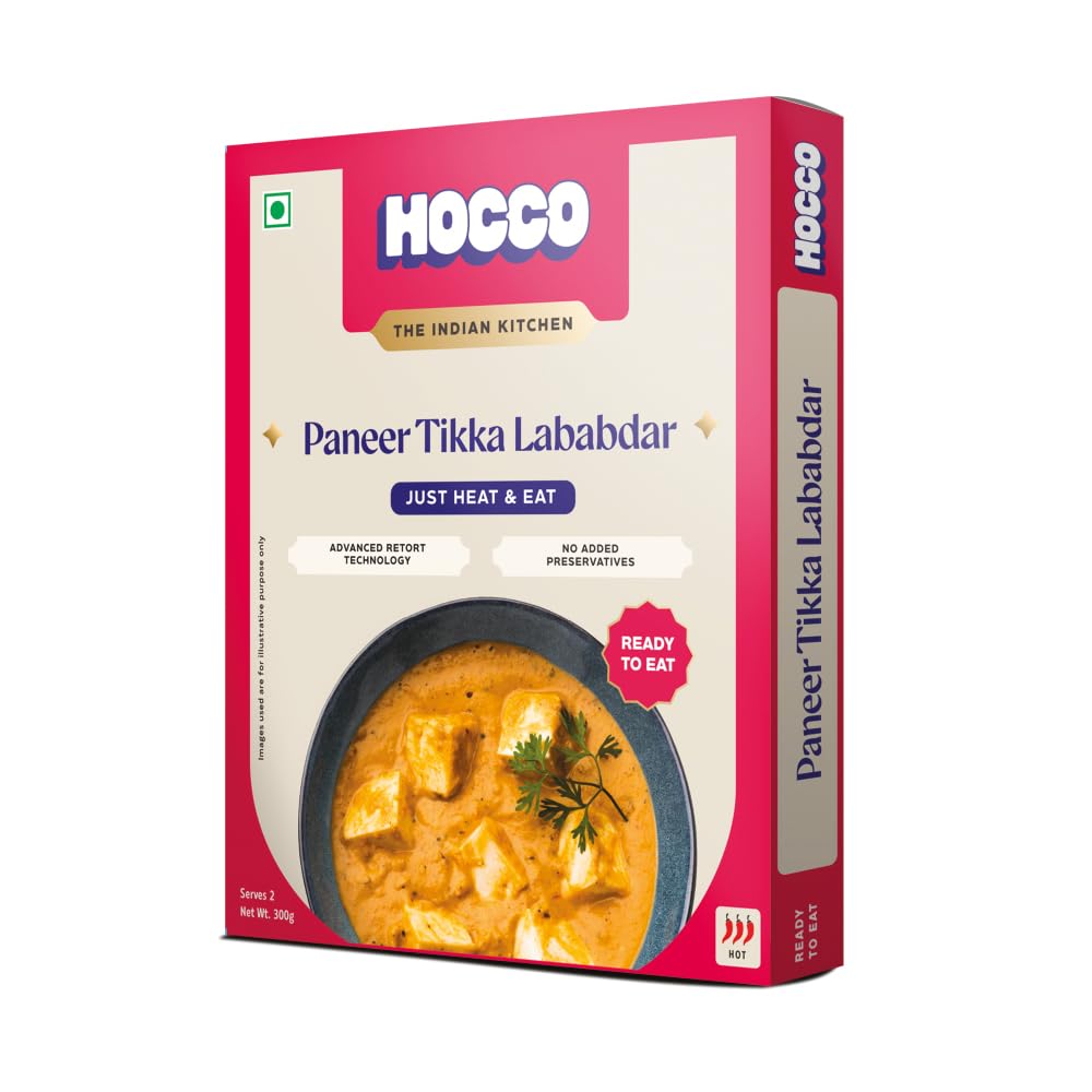 HOCCO Ready To Eat Paneer Tikka Lababdar, 300gm