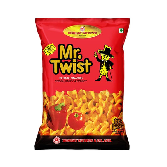 Bombay Sweets Mr. Twist Potato Snacks 25gm (PACK OF 10)