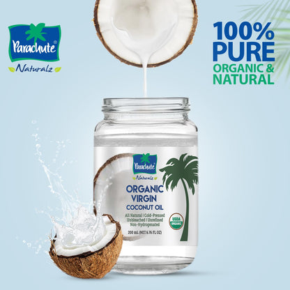 Patachute Organic Virgin Coconut Oil 200 ml - Food / Masala / Dal