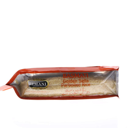 HEMANI Basmati Golden Sella Parboiled Rice 11LB - Great Value Savings - 1 LB FREE - Easy to Cook - Low Glycemic Index