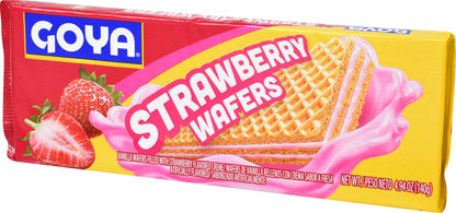 Goya Strawberry wafers 140 gms