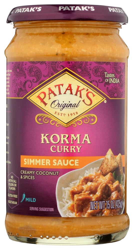 Patak's Korma Curry Cooking Sauce (Mild) - 15oz