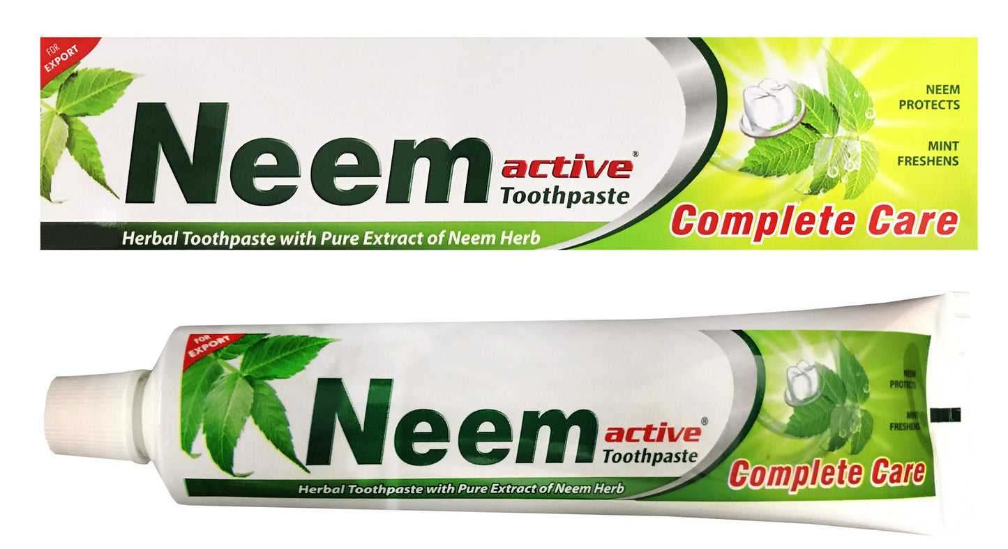 Neem Active Herbal Toothpaste 200gm (Pack of 2) - Bath & Shower