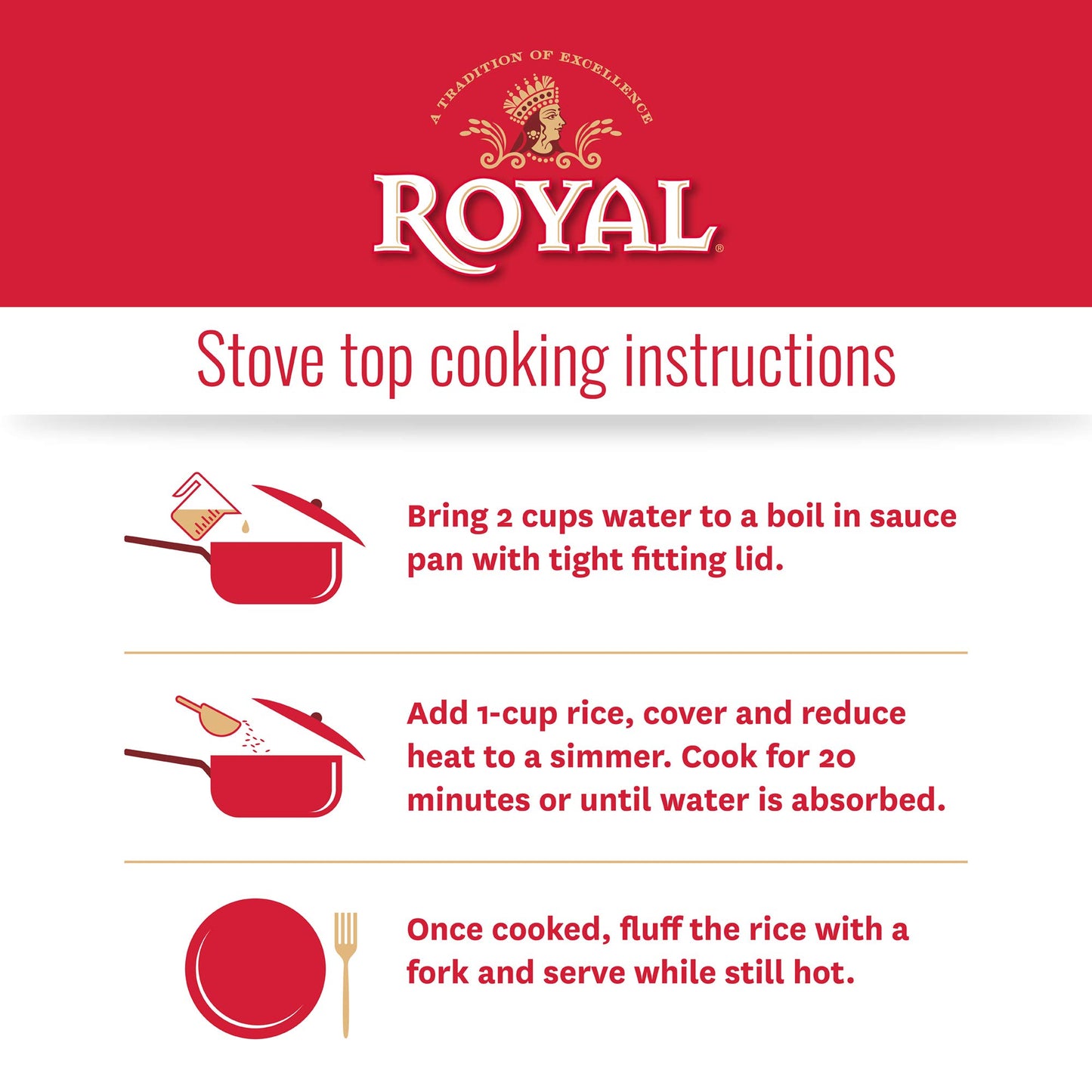 Royal White Basmati Rice, 10 Pound