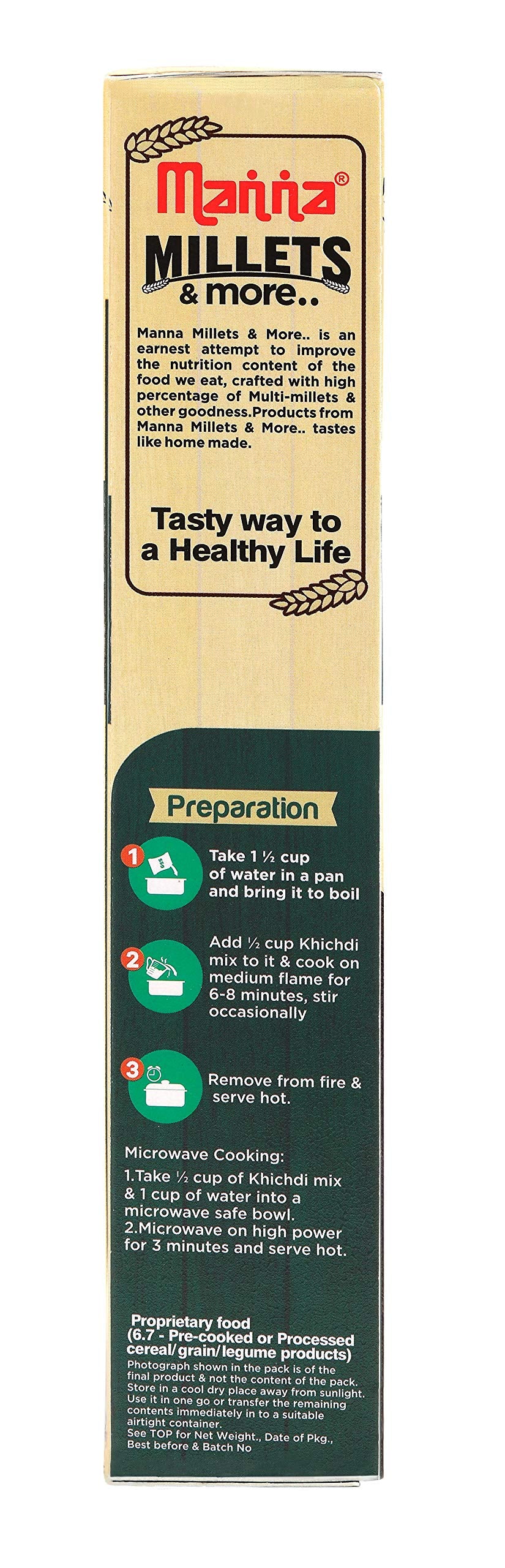 Manna Millet Khichdi 6 Oz